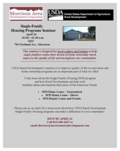 USDA Single Family Housing Workshop 4.26.17 flyer